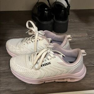 RBX Women's Athletic Shoes in Cream and Pink